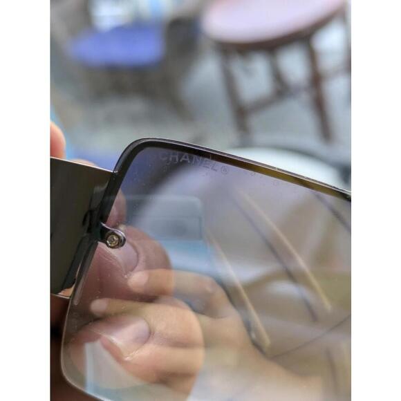 Rare Chanel- 4095-B Rainbow Abalone Shell Purple Gradiant Sunglasses-62-15-123 - Picture 13 of 15